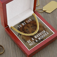 Load image into Gallery viewer, To My Son Necklace Gifts for Son from Mom and Dad, Unique Birthday Gifts for Son
