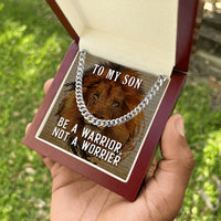 Load image into Gallery viewer, To My Son Necklace Gifts for Son from Mom and Dad, Unique Birthday Gifts for Son
