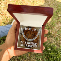 Load image into Gallery viewer, To My Son Necklace Gifts for Son from Mom and Dad, Unique Birthday Gifts for Son
