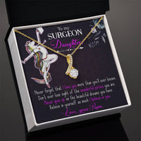 Load image into Gallery viewer, To My Nurse Daughter Necklace from Dad, Thank You Gift for My Nurse Daughter
