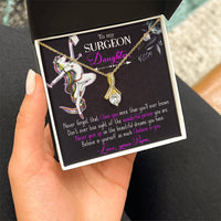 Load image into Gallery viewer, To My Nurse Daughter Necklace from Dad, Thank You Gift for My Nurse Daughter
