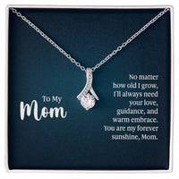 Load image into Gallery viewer, To My Mom Necklace from Daughter and Son, I&#39;ll Always Need Your Love
