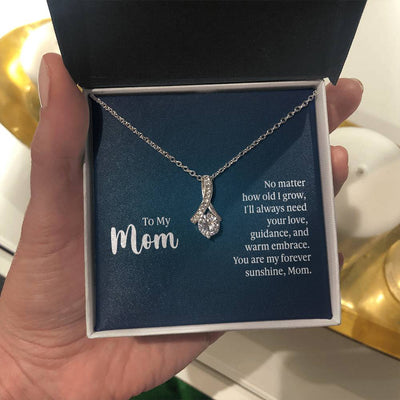 Load image into Gallery viewer, To My Mom Necklace from Daughter and Son, I&amp;#39;ll Always Need Your Love
