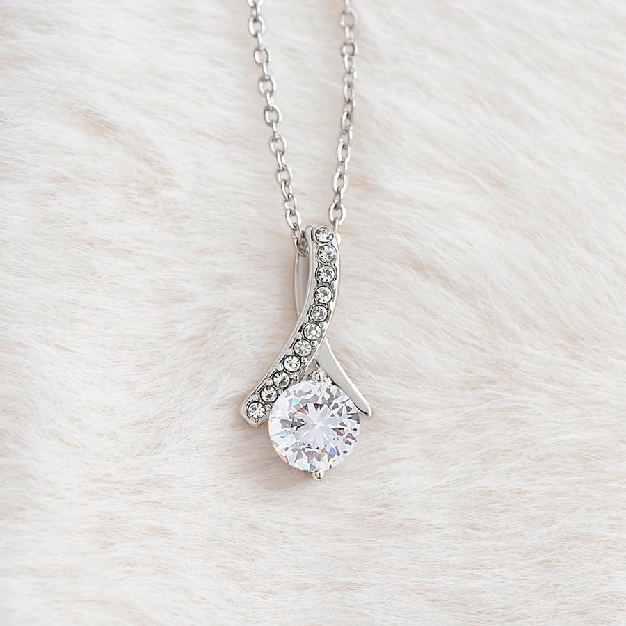 To My Daughter Necklace from Dad, You Are the Light of My Life