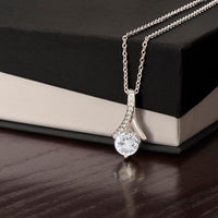 Load image into Gallery viewer, To My Daughter Necklace from Mom/dad, Your Smile Makes Me Smile
