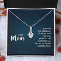 Load image into Gallery viewer, To My Mom Necklace from Daughter and Son, I&#39;ll Always Need Your Love
