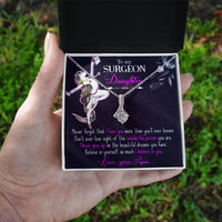 Load image into Gallery viewer, To My Nurse Daughter Necklace from Dad, Thank You Gift for My Nurse Daughter
