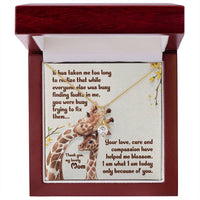 Load image into Gallery viewer, To My Mom Necklace from Daughter, Unique Birthday Gift for Mom from Son
