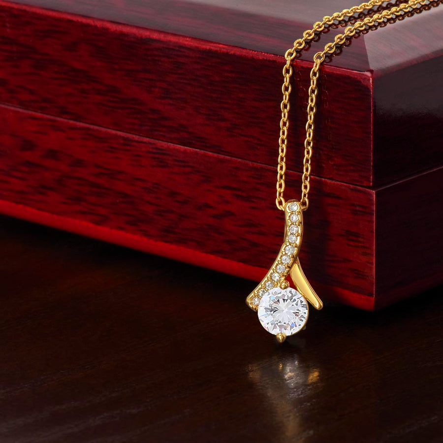 To My Daughter Necklace from Dad, You Are the Light of My Life