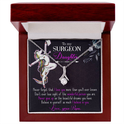 Load image into Gallery viewer, To My Nurse Daughter Necklace from Dad, Thank You Gift for My Nurse Daughter
