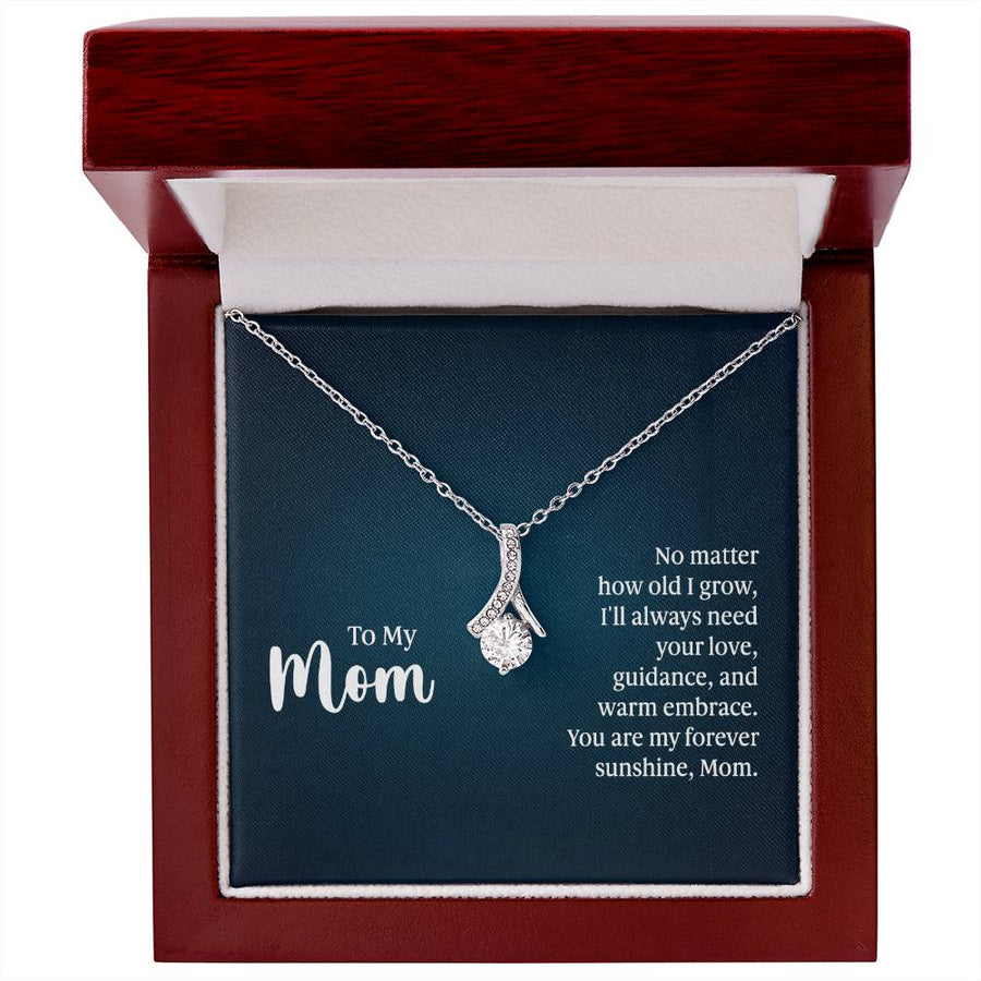 To My Mom Necklace from Daughter and Son, I'll Always Need Your Love