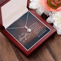 Load image into Gallery viewer, To My Daughter Necklace from Mom/dad, Your Smile Makes Me Smile
