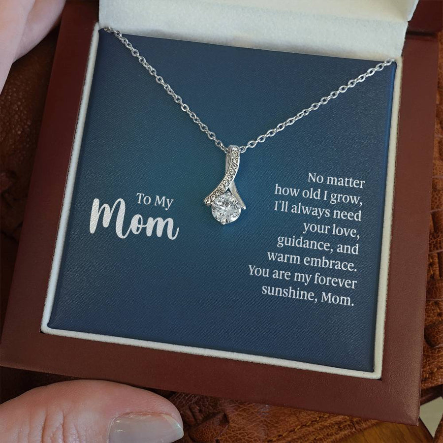 To My Mom Necklace from Daughter and Son, I'll Always Need Your Love