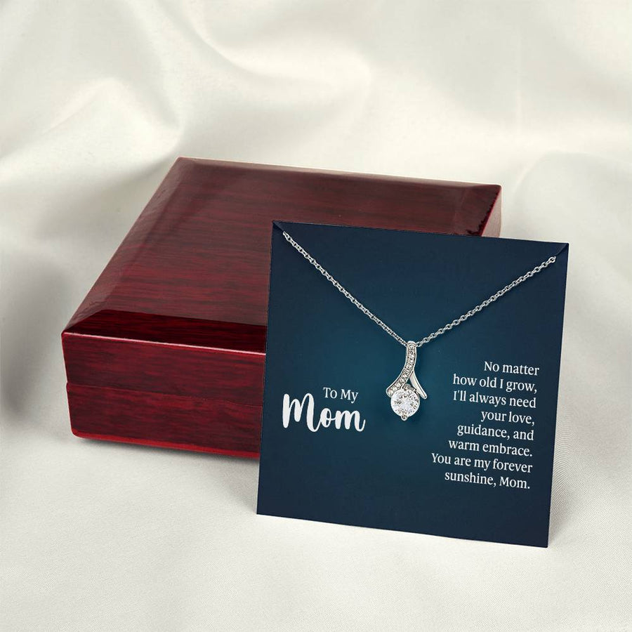 To My Mom Necklace from Daughter and Son, I'll Always Need Your Love