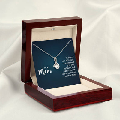 Load image into Gallery viewer, To My Mom Necklace from Daughter and Son, I&amp;#39;ll Always Need Your Love
