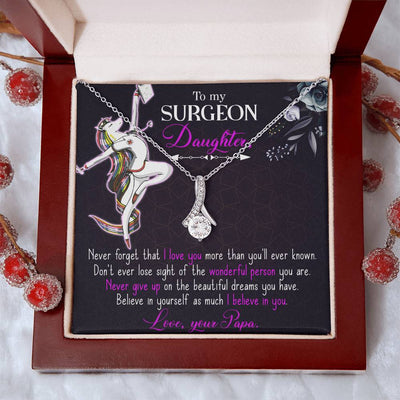 Load image into Gallery viewer, To My Nurse Daughter Necklace from Dad, Thank You Gift for My Nurse Daughter
