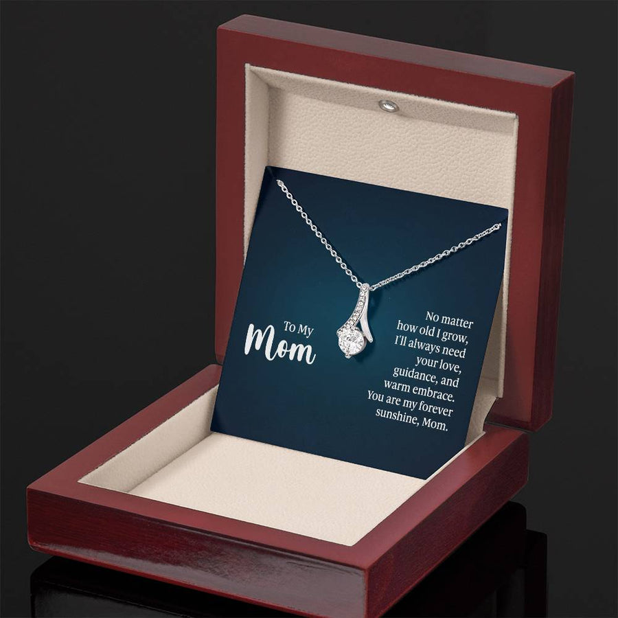 To My Mom Necklace from Daughter and Son, I'll Always Need Your Love