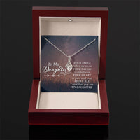 Load image into Gallery viewer, To My Daughter Necklace from Mom/dad, Your Smile Makes Me Smile
