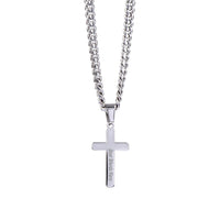 Load image into Gallery viewer, Personalized To My Son Cross Necklace from Mom, Stand Tall, If You Fall, I&#39;ll Always be There
