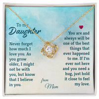 Load image into Gallery viewer, To My Daughter Necklace from Mom, The Best Things That Ever Happened to Me
