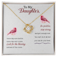 Load image into Gallery viewer, Sentimental Gifts for Daughter from Mom, Meaningful Necklace for Daughter, Be Positive Stay Strong
