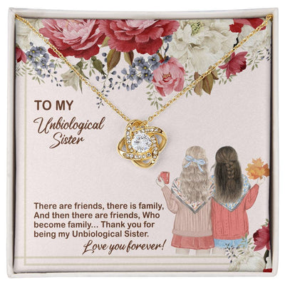 Load image into Gallery viewer, To My Unbiological Sister Necklace, Unbiological Sister Birthday Gifts
