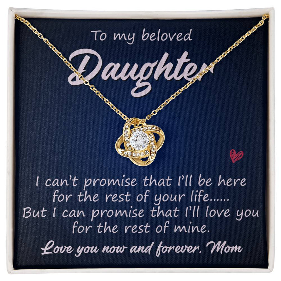 To My Daughter Necklace from Mom, Meaningful Necklaces for Daughter from Mom