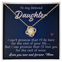 Load image into Gallery viewer, To My Daughter Necklace from Mom, Meaningful Necklaces for Daughter from Mom
