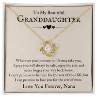 Load image into Gallery viewer, To My Beautiful Granddaughter Necklace from Nana, Never Forget Your Way Back Home

