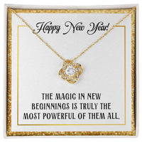 Load image into Gallery viewer, Happy New Year Gift Ideas for Friends, The Magic in New Beginnings Is Truly the Most Powerful
