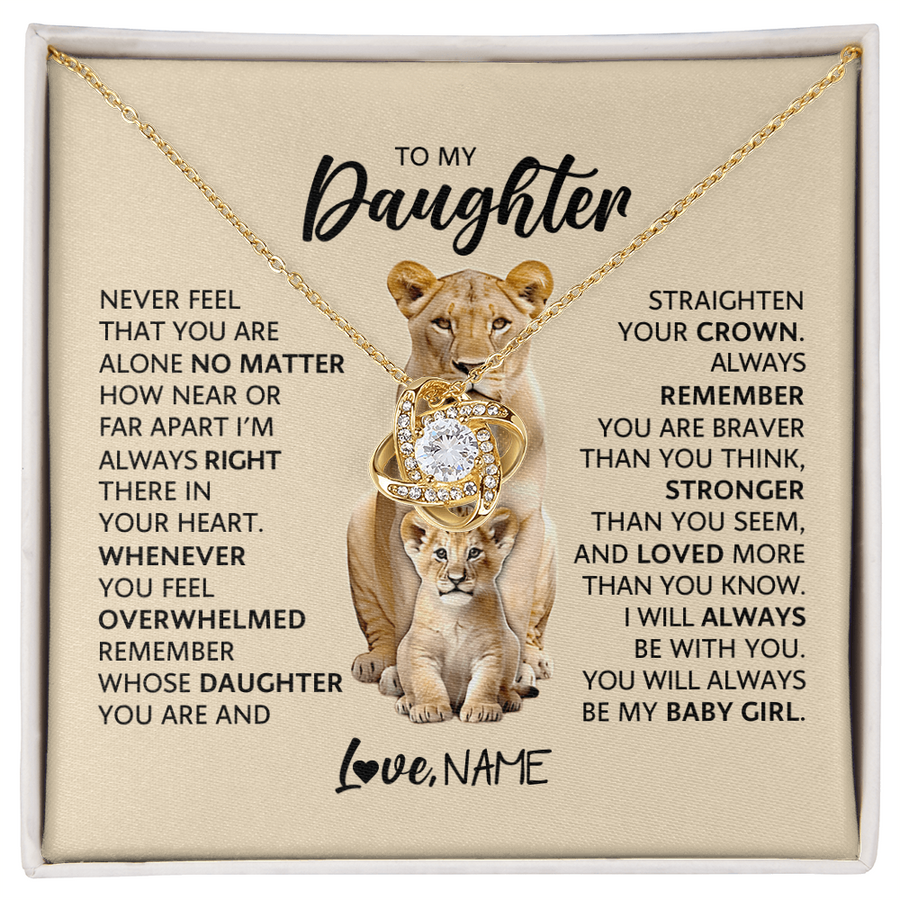 To My Daughter Never Feel That You Are Alone No Matter How near or Far Apart I'm Always Right There