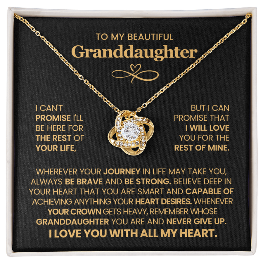To My Beautiful Granddaughter, Wherever Your Journey in Life May Take You, Be Brave and Be Strong