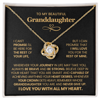 Load image into Gallery viewer, To My Beautiful Granddaughter, Wherever Your Journey in Life May Take You, Be Brave and Be Strong
