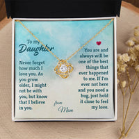 Load image into Gallery viewer, To My Daughter Necklace from Mom, The Best Things That Ever Happened to Me
