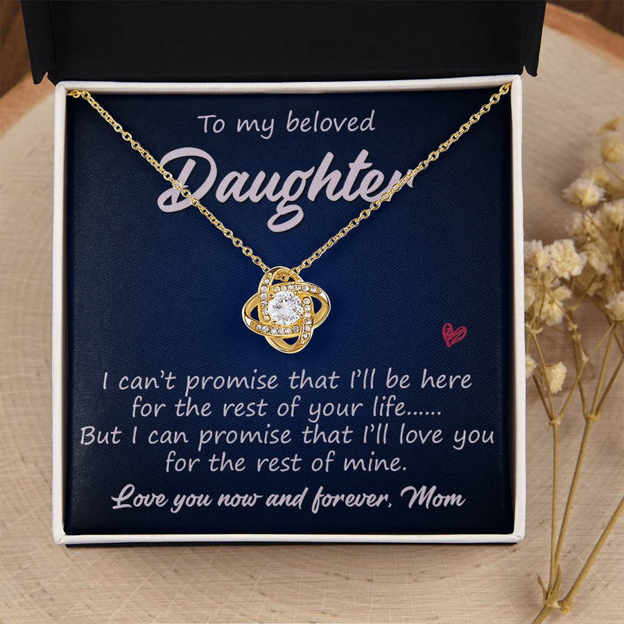 To My Daughter Necklace from Mom, Meaningful Necklaces for Daughter from Mom