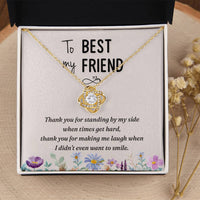 Load image into Gallery viewer, Best Friend Gifts for Birthday, Friendship Knot Necklace Silver, Meaningful Friendship Gifts
