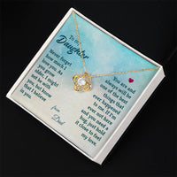 Load image into Gallery viewer, To My Daughter Necklace from Dad, The Best Things That Ever Happened to Me
