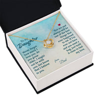 Load image into Gallery viewer, To My Daughter Necklace from Dad, The Best Things That Ever Happened to Me
