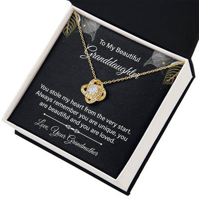 Load image into Gallery viewer, To My Granddaughter Necklace from Nana, Birthday Present for Granddaughter from Grandma

