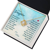 Load image into Gallery viewer, To My Daughter Necklace from Mom, The Best Things That Ever Happened to Me
