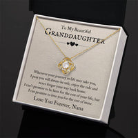 Load image into Gallery viewer, To My Beautiful Granddaughter Necklace from Nana, Never Forget Your Way Back Home
