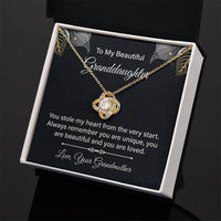 Load image into Gallery viewer, To My Granddaughter Necklace from Nana, Birthday Present for Granddaughter from Grandma
