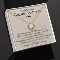 Load image into Gallery viewer, To My Beautiful Granddaughter Necklace from Nana, Never Forget Your Way Back Home
