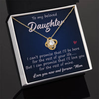 Load image into Gallery viewer, To My Daughter Necklace from Mom, Meaningful Necklaces for Daughter from Mom
