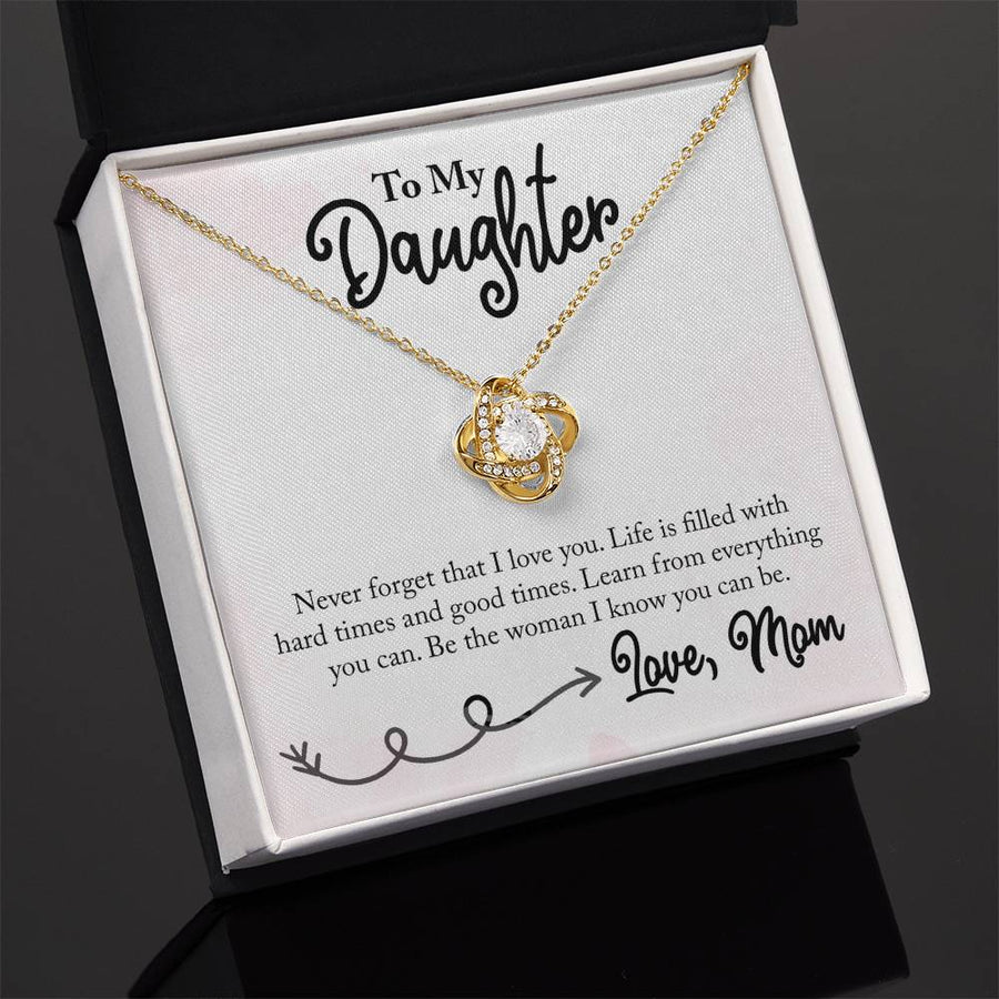 To My Daughter Necklace from Mom, Learn from Everything You Can