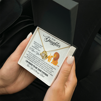 Load image into Gallery viewer, To My Daughter Necklace from Dad, Birthday Gifts for Daughter, I&#39;m Proud to Be Your Father
