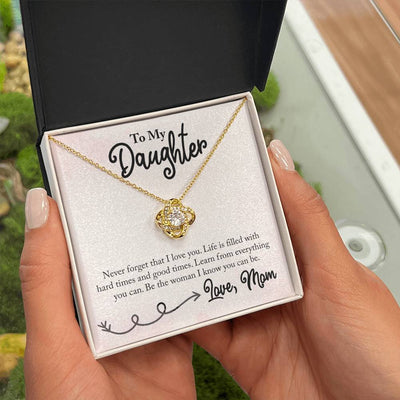 Load image into Gallery viewer, To My Daughter Necklace from Mom, Learn from Everything You Can
