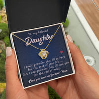 Load image into Gallery viewer, To My Daughter Necklace from Mom, Meaningful Necklaces for Daughter from Mom
