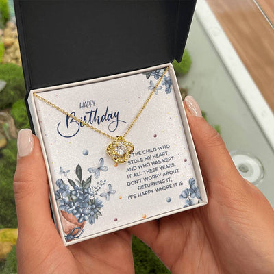 Load image into Gallery viewer, Best Gifts for Teenage Girls, Birthday Love Knot Necklace for Daughter Granddaughter
