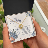 Load image into Gallery viewer, Best Gifts for Teenage Girls, Birthday Love Knot Necklace for Daughter Granddaughter
